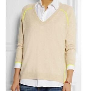 J. Crew Merino Wool Pullover Tan Sweater Size XS